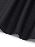 Tencel Blend Round Neck Women Maxi Dress GOELIA