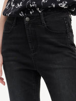 Four-Way Stretch Women Micro-Flared Jeans GOELIA