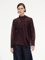 [Preview] Tie Front Women Shirt With Camisole GOELIA