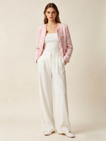 Frayed Edge Women Knit Cardigan GOELIA