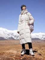 Long Hooded Goose Down Garment GOELIA