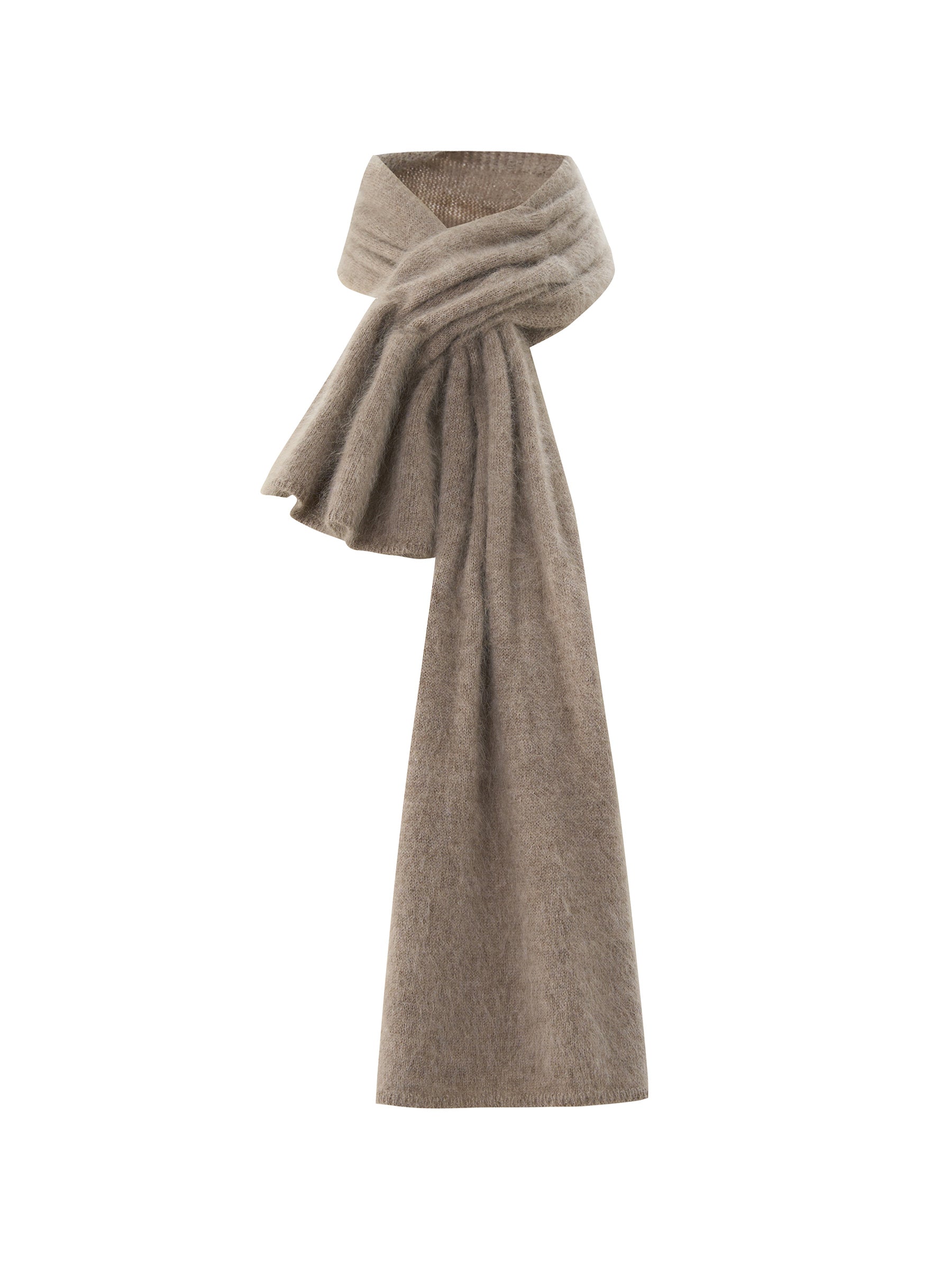 100% Brushed Cashmere Women Scarf GOELIA
