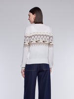 [Preview] Wool Blend Sheep Fair Isle Women Cardigan GOELIA