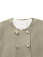 Stretch Double-Breasted Women Jacket GOELIA