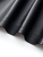 PU Leather H-Line Women Crop Jacket GOELIA