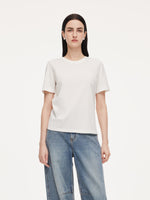 Round Neck Beaded Pony Graphic Women T-Shirt GOELIA