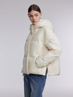 [Preview] Hooded Goose Down Cropped Jacket GOELIA