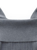 Lyocell Blend Boat Neck Women Knit Top GOELIA