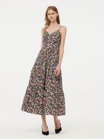 Cotton Halterneck Slip Maxi Dress With Detachable Bra Pads GOELIA