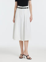 High-Waisted Mid-Calf Women Wide Leg Pants GOELIA