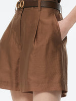 Tencel Blend Women A-Line Shorts GOELIA