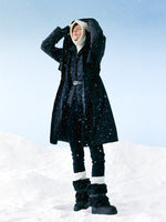 Hooded Unisex Goose Down Trench Coat GOELIA