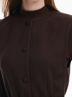 [Preview] Vest & Knit Top & Pants Three-Piece Set With Belt GOELIA