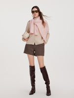 100% Cashmere Reversible Women Cardigan GOELIA