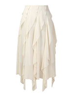 Cascading Ruffle Asymmetrical Women Skirt GOELIA