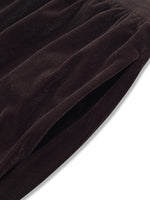 Velvet A-Line Elastic Waist Women Skirt GOELIA