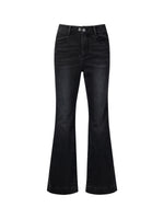 Four-Way Stretch Women Micro-Flared Jeans GOELIA