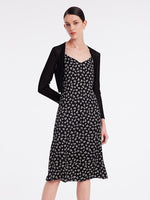 Spaghetti Strap Dress With Knitted Cardigan Two-Piece Set GOELIA