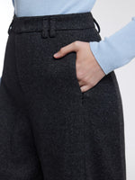 [Preview] Relaxed Straight Leg Women Knit Pants GOELIA