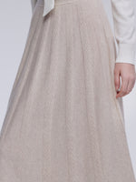 100% Merino Wool Women A-Line Skirt GOELIA