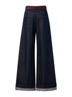 [Preview] Lyocell Cotton Blend Denim Women Jeans With Belt GOELIA