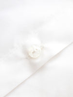 [Preview] Cotton Blend Gather-Waisted Women Shirt With Silk Scarf GOELIA
