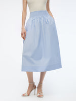 A-Line Smocked Waist Women Skirt GOELIA