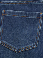 [Preview] Denim Fleece Lined Women Flared Jeans GOELIA
