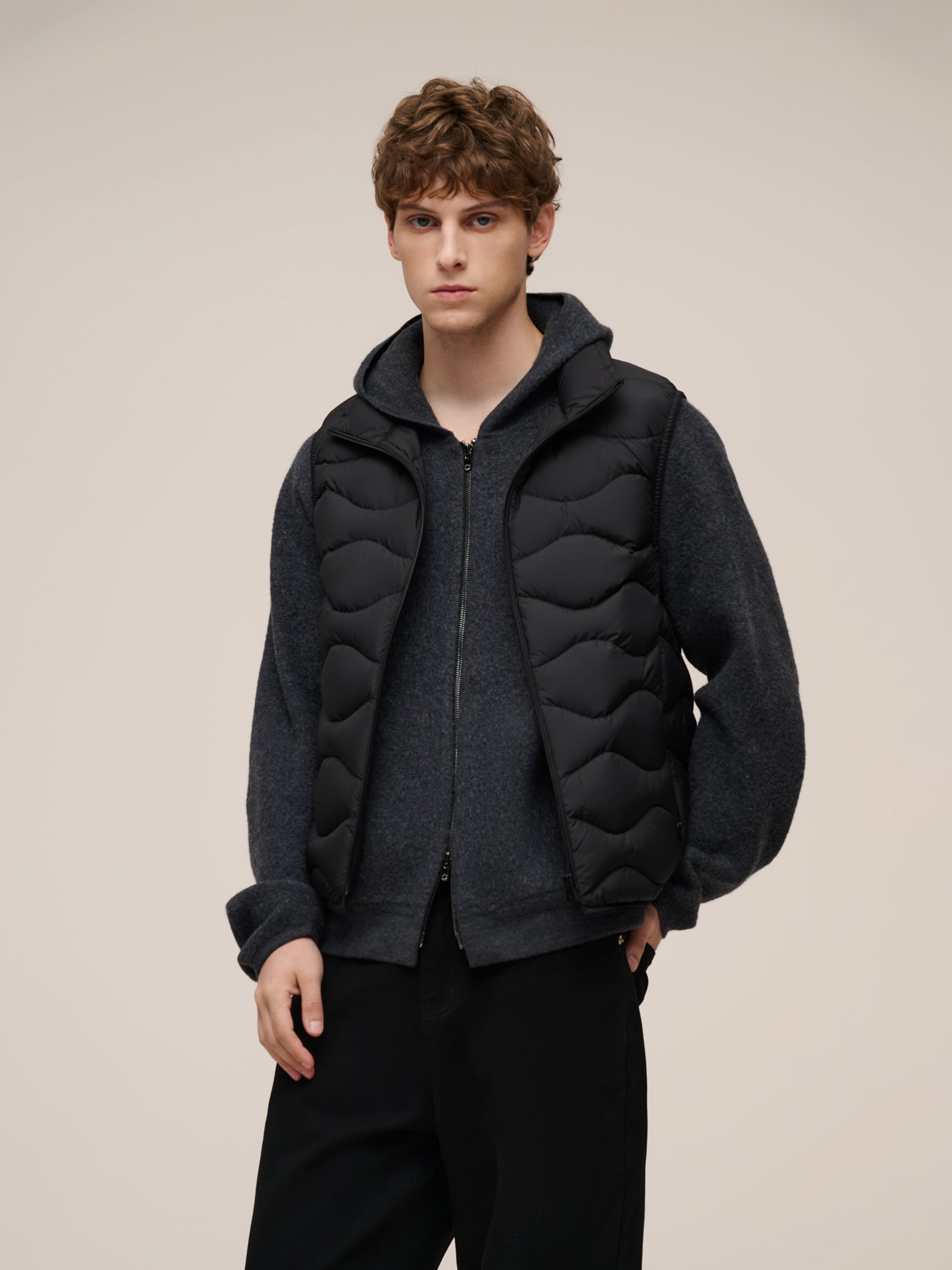 Lightweight Packable Men Goose Down Vest GOELIA