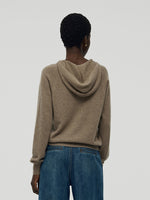 Cashmere Seamless Women Hooded Sweater GOELIA