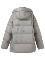 Loose Fit Hooded Goose Down Jacket GOELIA