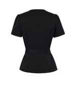 [Preview] 22MM Mulberry Silk Asymmetrical Hem Women Blouse With Ribbon GOELIA