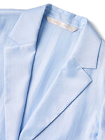 Tencel Acetate Blend 3/4 Sleeve Women Blazer GOELIA
