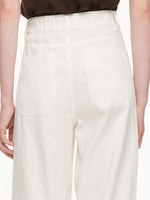 Lyocell Cotton Blend Denim Women Curved-Leg Jeans GOELIA