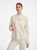 [Preview] Cashmere Wool Double-Faced Women Cropped Coat GOELIA