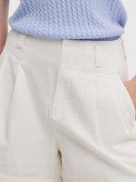 Denim A-Line Women High-Waisted Shorts GOELIA