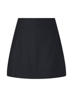 100% Worsted Wool Side Slit Women Culotte Skirt GOELIA