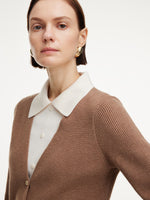 Faux Two-Piece Knit Top And Skirt Two-Piece Set GOELIA