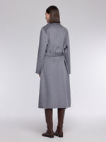 [Preview] 100% Cashmere Double-Faced Women Wrap Overcoat GOELIA