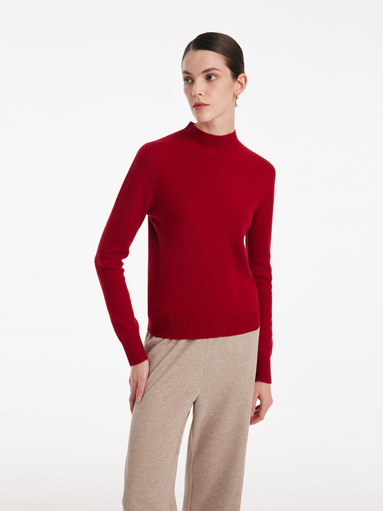 Half Turtleneck Cashmere Sweater GOELIA