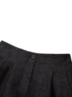 18MM Gambiered Canton Gauze Women High-Waisted Culottes GOELIA