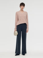 Petite Machine Washable Wool Wide Leg Women Pants GOELIA