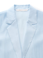 Tencel Linen Blend 3/4 Sleeves Women Blazer GOELIA