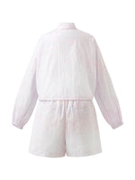 GOELIA X CHRISTINE PHUNG Crop Jacket And Shorts Two-Piece Set GOELIA