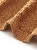 Round Neck Knit Top And Maxi Skirt Two-Piece Set GOELIA