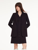 [Preview] Knit Blazer And Sleeveless Dress Two-Piece Set GOELIA