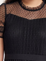 Short Sleeve Tulle Tiered Maxi Dress GOELIA