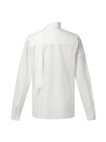 [Preview] V-Neck Long Sleeve Women Blouse With Ribbon GOELIA