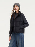 Stand Collar Zip-Up Goose Down Vest GOELIA