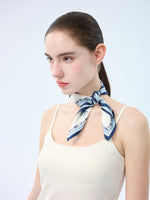 14MM Mulberry Silk Floral Print Women Scarf GOELIA